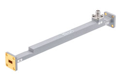 WR-28 Waveguide 10 dB Broadwall Coupler, UG Cover Flange, 2.92mm Female Coupled Port, 26.5 GHz to 40 GHz, Copper - Cost-Effective Alternative