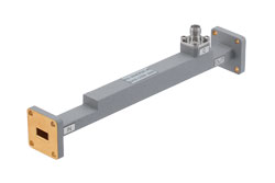 WR-34 Waveguide 40 dB Broadwall Coupler, UG-1530/U Flange, 2.92mm Female Coupled Port, 21.7 GHz to 33 GHz, Copper - Cost-Effective Alternative