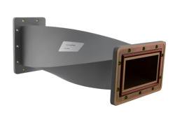 WR-430 90 Degree Waveguide Right Hand Twist With a UG Cover and Grooved Flanges Operating From 1.72 GHz to 2.61 GHz - Cost-Effective Alternative