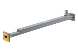 WR-62 Waveguide 10 dB Broadwall Coupler, UG Cover Flange, N-Type Female Coupled Port, 11.9 GHz to 18 GHz, Copper - Cost-Effective Alternative