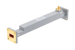 WR-62 Waveguide 30 dB Broadwall Coupler, UG Cover Flange, SMA Female Coupled Port, 11.9 GHz to 18 GHz, Copper - Cost-Effective Alternative