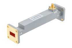 WR-62 Waveguide 40 dB Broadwall Coupler, UG Cover Flange, SMA Female Coupled Port, 11.9 GHz to 18 GHz, Copper - Cost-Effective Alternative