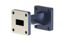 WR-62 90 Degree Right-Hand  Waveguide Twist With a FBP140 Flange Operating From 11.9 GHz to 18 GHz - Cost-Effective Alternative