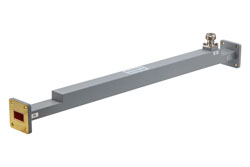 WR-75 Waveguide 10 dB Broadwall Coupler, UG Cover Flange, N-Type Female Coupled Port, 9.84 GHz to 15 GHz, Copper - Cost-Effective Alternative