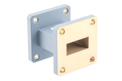 WR-90 Straight Waveguide Section 1.5 Inch Length, UG-39/U Flange from 8.2 GHz to 12.5 GHz in Aluminum - Cost-Effective Alternative