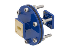 WR-51 Waveguide Bulkhead Adapter Square Cover Flange, 15 GHz to 22 GHz - Cost-Effective Alternative