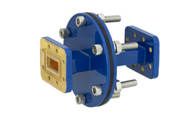 WR-90 Waveguide Bulkhead Adapter CPR-90G Flange, 8.2 GHz to 12.4 GHz - Cost-Effective Alternative