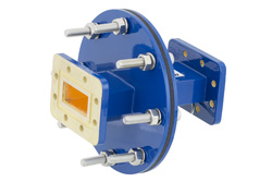 WR-137 Waveguide Bulkhead Adapter CPR-137G Flange, 5.85 GHz to 8.2 GHz - Cost-Effective Alternative