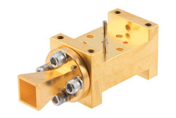 WR-10 Waveguide Dual Polarized Horn Antenna, 75 GHz to 110 GHz Frequency Range, 15 dBi Nominal Gain, UG-387/U-M Flange - Cost-Effective Alternative