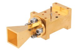 WR-10 Waveguide Dual Polarized Horn Antenna, 75 GHz to 110 GHz Frequency Range, 20 dBi Nominal Gain, UG-387/U-M Flange - Cost-Effective Alternative