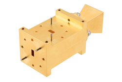 WR-22 Waveguide Dual Polarized Horn Antenna, 33 GHz to 50 GHz Frequency Range, 15 dBi Nominal Gain, UG-383/U Flange - Cost-Effective Alternative