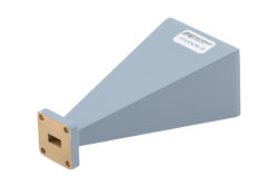 WR-34 Standard Gain Horn Antenna Operating From 22 GHz to 33 GHz, 20 dBi Nominal Gain, UG-1530/U Flange - Cost-Effective Alternative