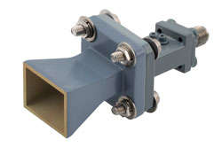 WR-42 Standard Gain Horn with 10 dBi gain, End Launch 2.92mm Female connector - Cost-Effective Alternative