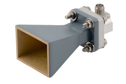 WR-42 Standard Gain Horn with 15 dBi gain, SMA Female connector - Cost-Effective Alternative
