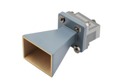 WR-51 Standard Gain Horn with 15 dBi gain, End Launch SMA Female connector - Cost-Effective Alternative