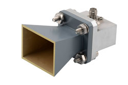 WR-62 Standard Gain Horn with 10 dBi gain, SMA Female connector - Cost-Effective Alternative