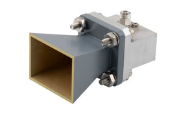 WR-62 Standard Gain Horn with 10 dBi gain, SMA Male connector - Cost-Effective Alternative