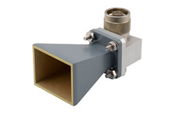 PEWAN062-15NM.jpg WR-62 Standard Gain Horn with 15 dBi gain, N Male connector - Cost-Effective Alternative