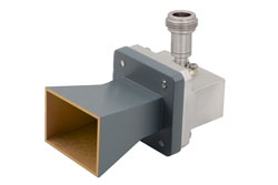 WR-75 Standard Gain Horn with 10 dBi gain, N Female connector - Cost-Effective Alternative