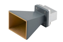 WR-75 Standard Gain Horn with 15 dBi gain, End Launch SMA Female connector - Cost-Effective Alternative