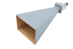 WR-75 Standard Gain Horn with 20 dBi gain, End Launch N Female connector - Cost-Effective Alternative