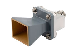 WR-90 Standard Gain Horn with 10 dBi gain, End Launch N Female connector - Cost-Effective Alternative