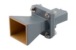 WR-90 Standard Gain Horn with 10 dBi gain, End Launch SMA Female connector - Cost-Effective Alternative