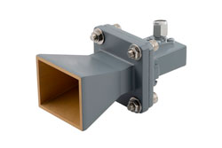 WR-90 Standard Gain Horn with 10 dBi gain, SMA Male connector - Cost-Effective Alternative