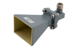 WR-90 Standard Gain Horn with 15 dBi gain, Type N Female connector - Cost-Effective Alternative