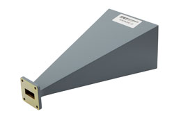 WR-90 Waveguide Antenna, 8.2 GHz to 12.4 GHz Frequency Range, 20 dBi Gain, UG-135/U Flange - Cost-Effective Alternative
