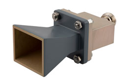 WR-102 Standard Gain Horn with 10 dBi gain, End Launch N Female connector - Cost-Effective Alternative