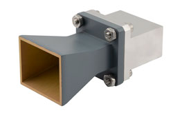 WR-102 Standard Gain Horn with 10 dBi gain, End Launch SMA Female connector - Cost-Effective Alternative