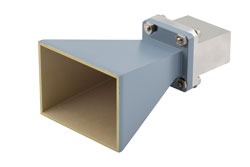 WR-102 Standard Gain Horn with 15 dBi gain, End Launch SMA Female connector - Cost-Effective Alternative