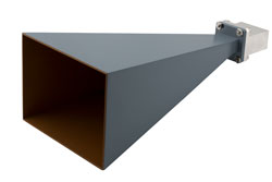 WR-102 Standard Gain Horn with 20 dBi gain, End Launch SMA Female connector - Cost-Effective Alternative