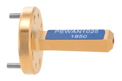 WR-6 Waveguide Standard Gain Horn Antenna Operating from 110 GHz to 170 GHz with a Nominal 10 dBi Gain with UG-387/U-Mod Round Cover Flange - Cost-Effective Alternative