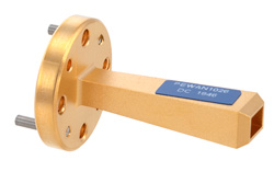 WR-6 Waveguide Standard Gain Horn Antenna Operating from 110 GHz to 170 GHz with a Nominal 15 dBi Gain with UG-387/U-Mod Round Cover Flange - Cost-Effective Alternative