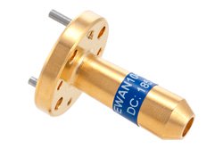 WR-10 Waveguide Conical Gain Horn Antenna Operating from 87 GHz to 100 GHz with a Nominal 10 dBi Gain with UG-387/U Round Cover Flange - Cost-Effective Alternative