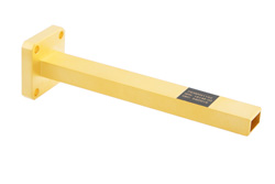 WR-34 Waveguide Probe Antenna Operating from 22 GHz to 33 GHz with a Nominal 6.5 dBi Gain with UG-1530/U Square Cover Flange - Cost-Effective Alternative