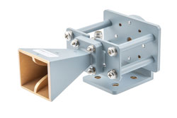 Broadband Gain Horn Antenna, 18 GHz to 50 GHz 15 dBi Gain, 2.4mm Female Connector - Cost-Effective Alternative