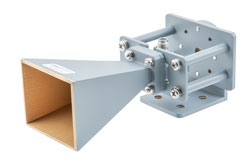 Broadband Gain Horn Antenna, 18 GHz to 50 GHz 20 dBi Gain, 2.4mm Female Connector - Cost-Effective Alternative