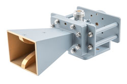 Broadband Gain Horn Antenna, 6 GHz to 18 GHz 10 dBi Gain, N Female Connector - Cost-Effective Alternative