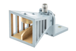 Broadband Gain Horn Antenna, 6 GHz to 67 GHz 13 dBi Gain, 1.85mm Female Connector - Cost-Effective Alternative