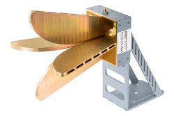 Broadband Horn Antenna, Dual Polarized 0.8 GHz to 2 GHz 6 dBi Gain, SMA Female Connector - Cost-Effective Alternative