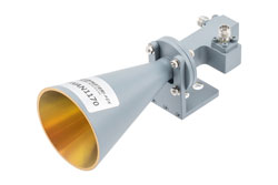 PEWAN1170.jpg Broadband Horn Antenna, Dual Polarized 32 GHz to 38 GHz 21 dBi Gain, 2.92mm Female Connector - Cost-Effective Alternative