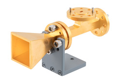 PEWAN1174.jpg Broadband Horn Antenna, Dual Polarized 93 GHz to 95 GHz 22 dBi Gain, WR-12 Wavegiude Input - Cost-Effective Alternative