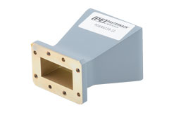 WR-159 Standard Gain Horn Antenna Operating From 4.9 GHz to 7.05 GHz, 10 dBi Nominal Gain, ? Flange - Cost-Effective Alternative
