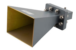 WR-159 Standard Gain Horn with 15 dBi gain, SMA Female connector - Cost-Effective Alternative