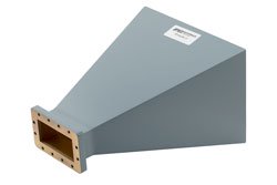 WR-284 Standard Gain Horn Antenna Operating From 2.6 GHz to 3.95 GHz, 15 dBi Nominal Gain, CMR-284 Flange - Cost-Effective Alternative