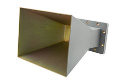 WR-510 Waveguide Standard Gain Horn Antenna Operating From 1.45 GHz to 2.2 GHz, 10 dBi Gain with CPR-510F Flange - Cost-Effective Alternative