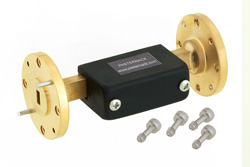 WR-19 Waveguide Fixed Attenuator, 30 dB, from 40 GHz to 60 GHz, UG-383/U-Mod Round Cover Flange - Cost-Effective Alternative